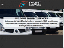 Tablet Screenshot of paint-services.co.uk